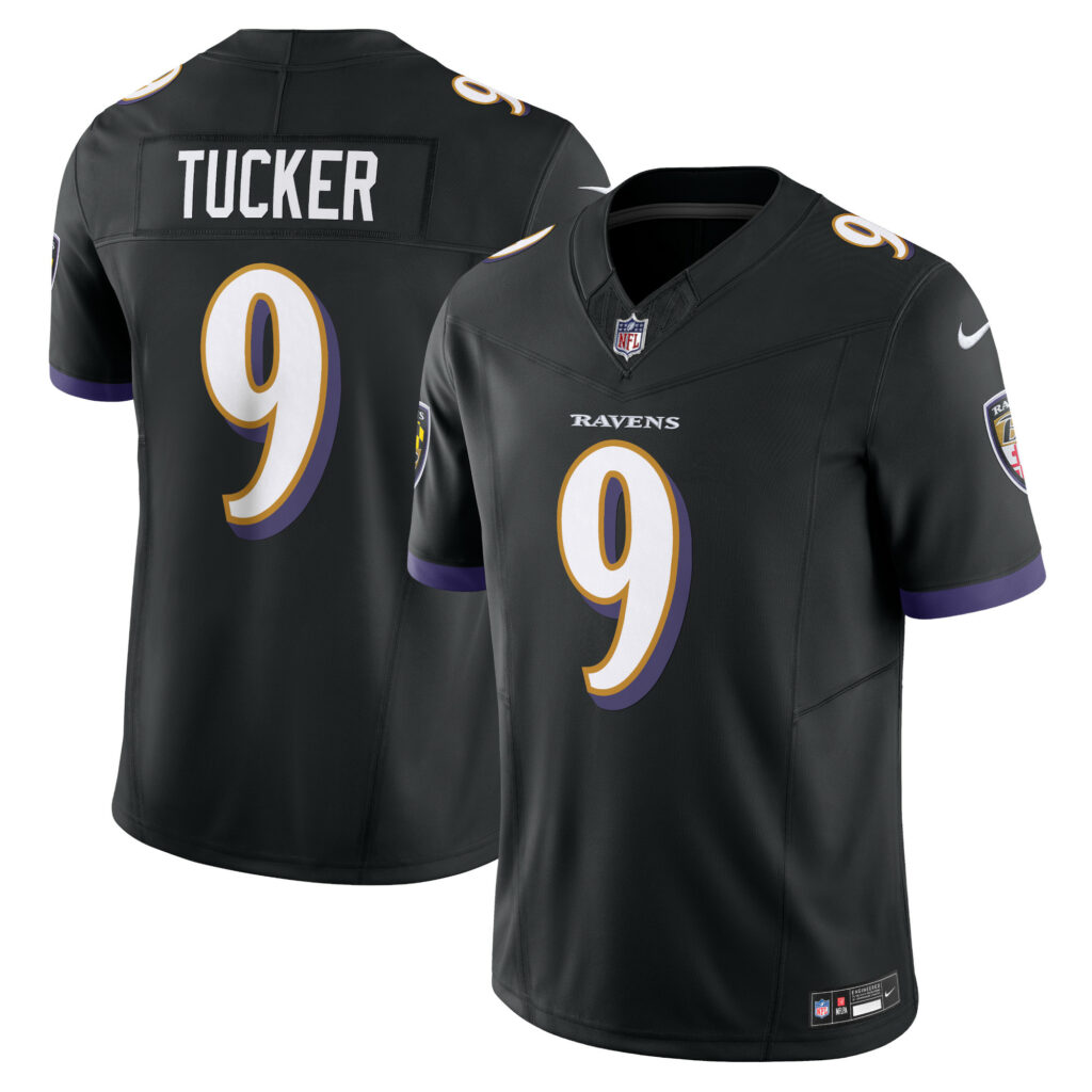 Justin Tucker Baltimore Ravens Nike Vapor F.U.S.E. Limited Jersey ...