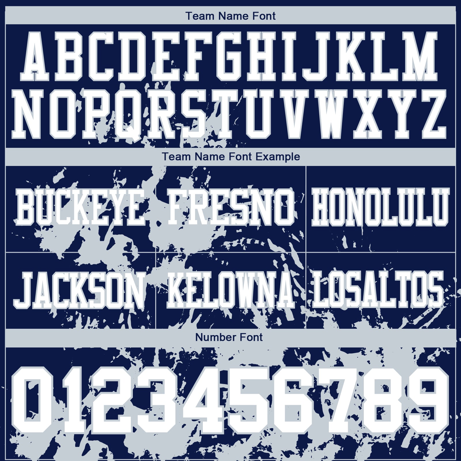 Custom Navy White-Silver 3D Pattern Splash Authentic Football Jersey - Image 2