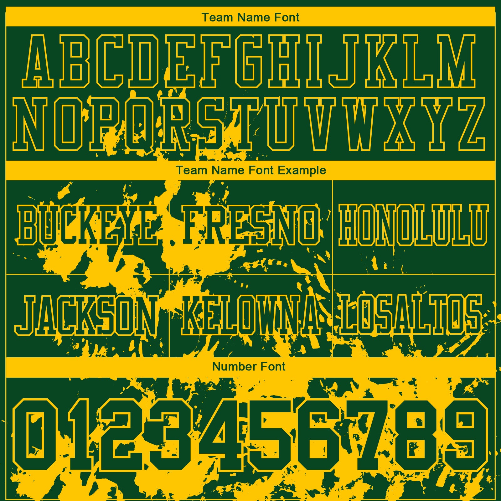 Custom Green Yellow 3D Pattern Splash Authentic Football Jersey - Image 2