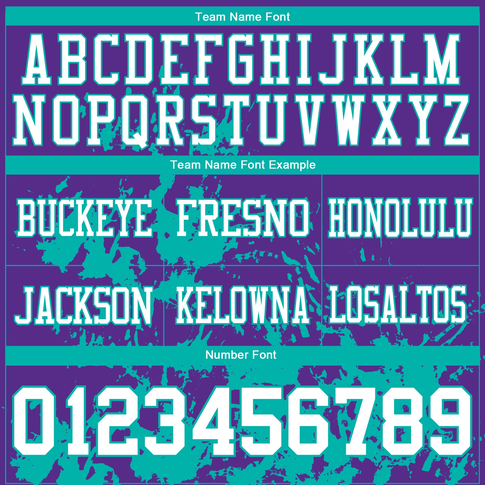 Custom Purple White-Aqua 3D Pattern Splash Authentic Football Jersey - Image 2