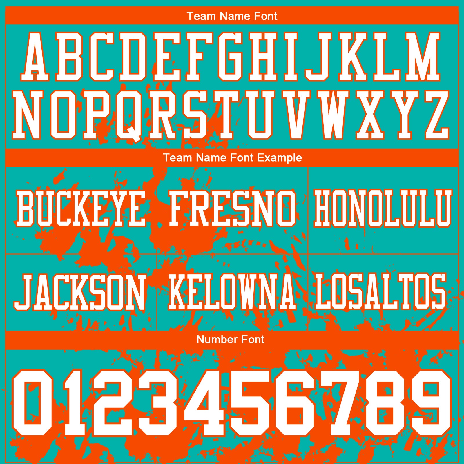 Custom Aqua White-Orange 3D Pattern Splash Authentic Football Jersey - Image 2