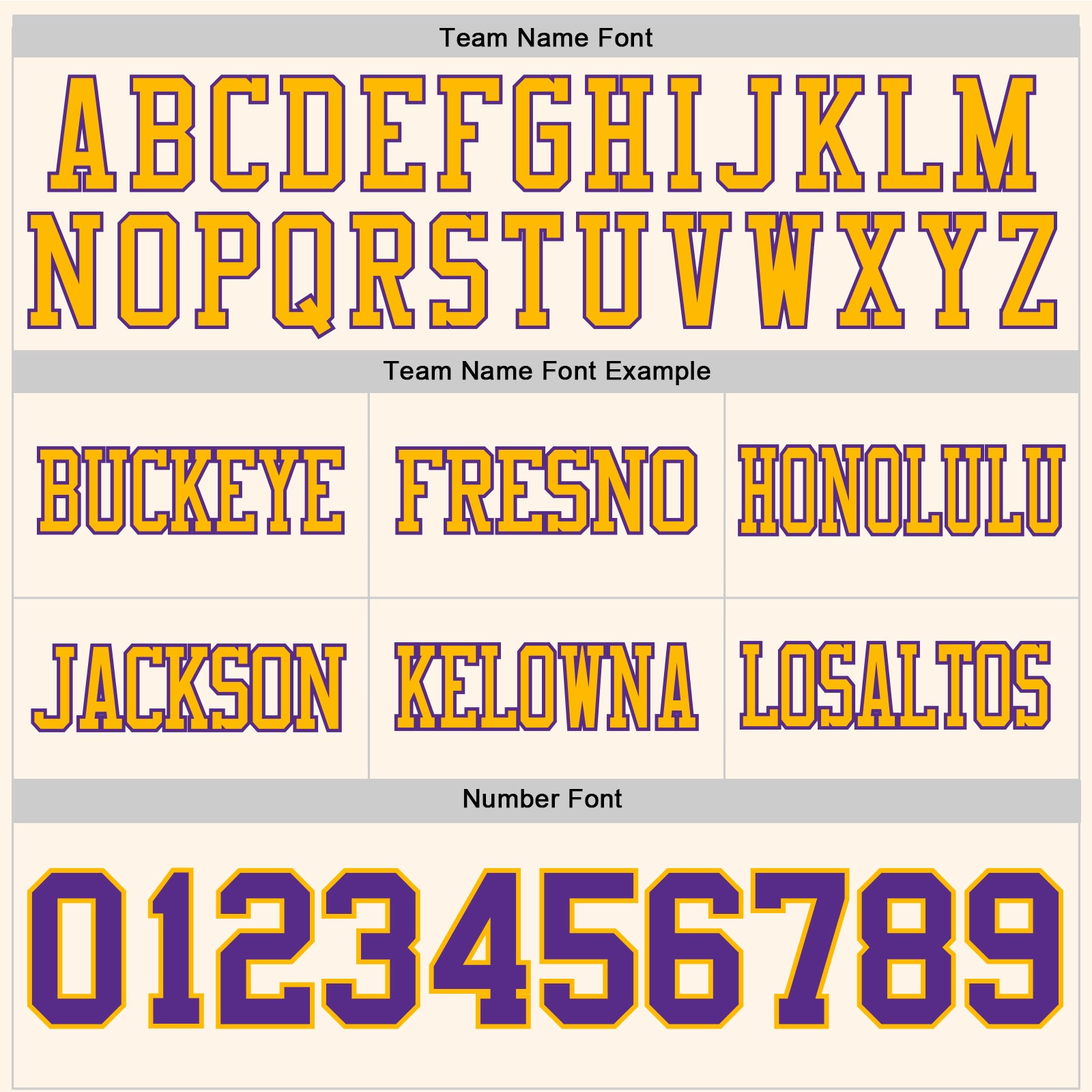 Custom Cream Purple-Gold Authentic Football Jersey - Image 4