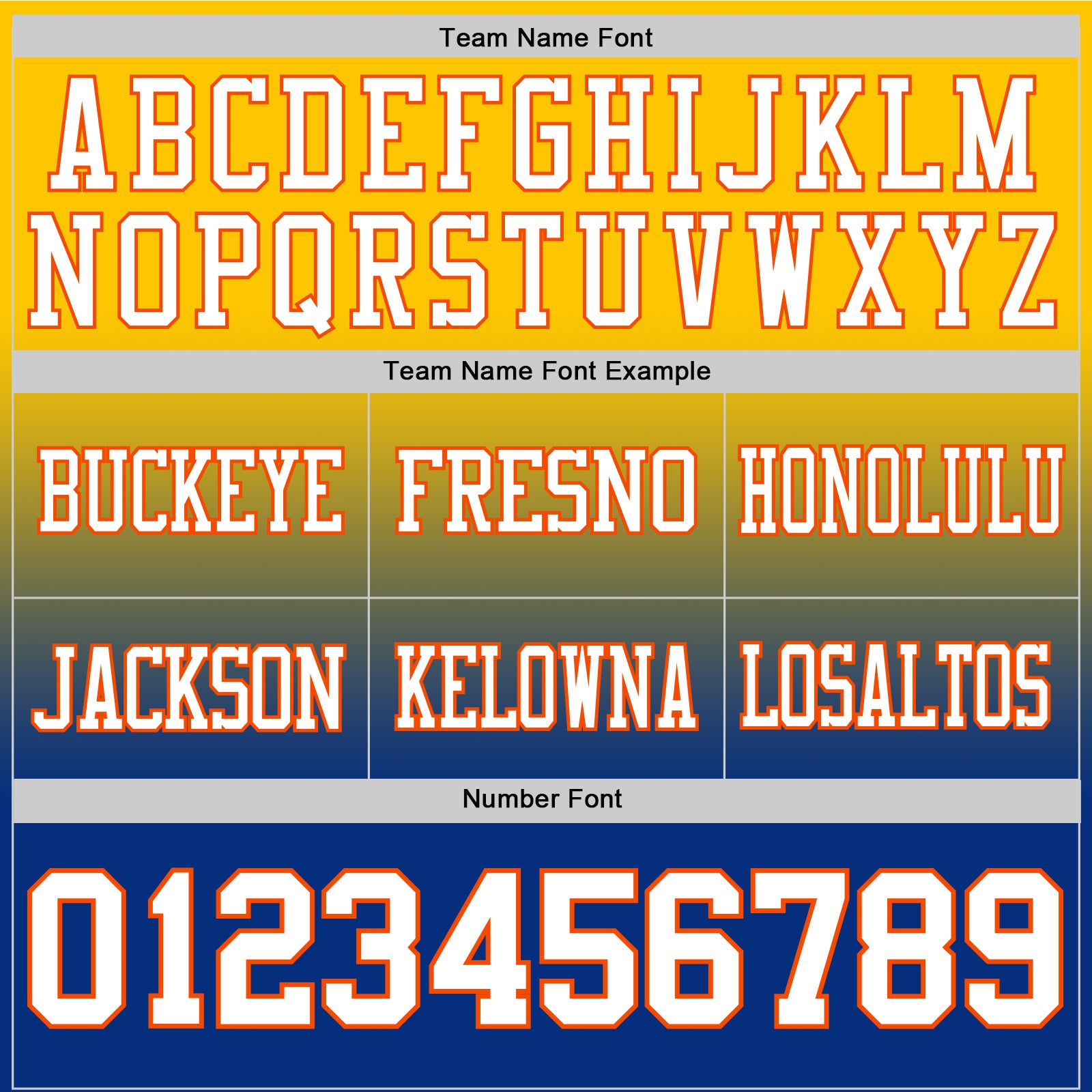 Custom Yellow White Royal-Orange Authentic Fade Fashion Football Jersey - Image 2