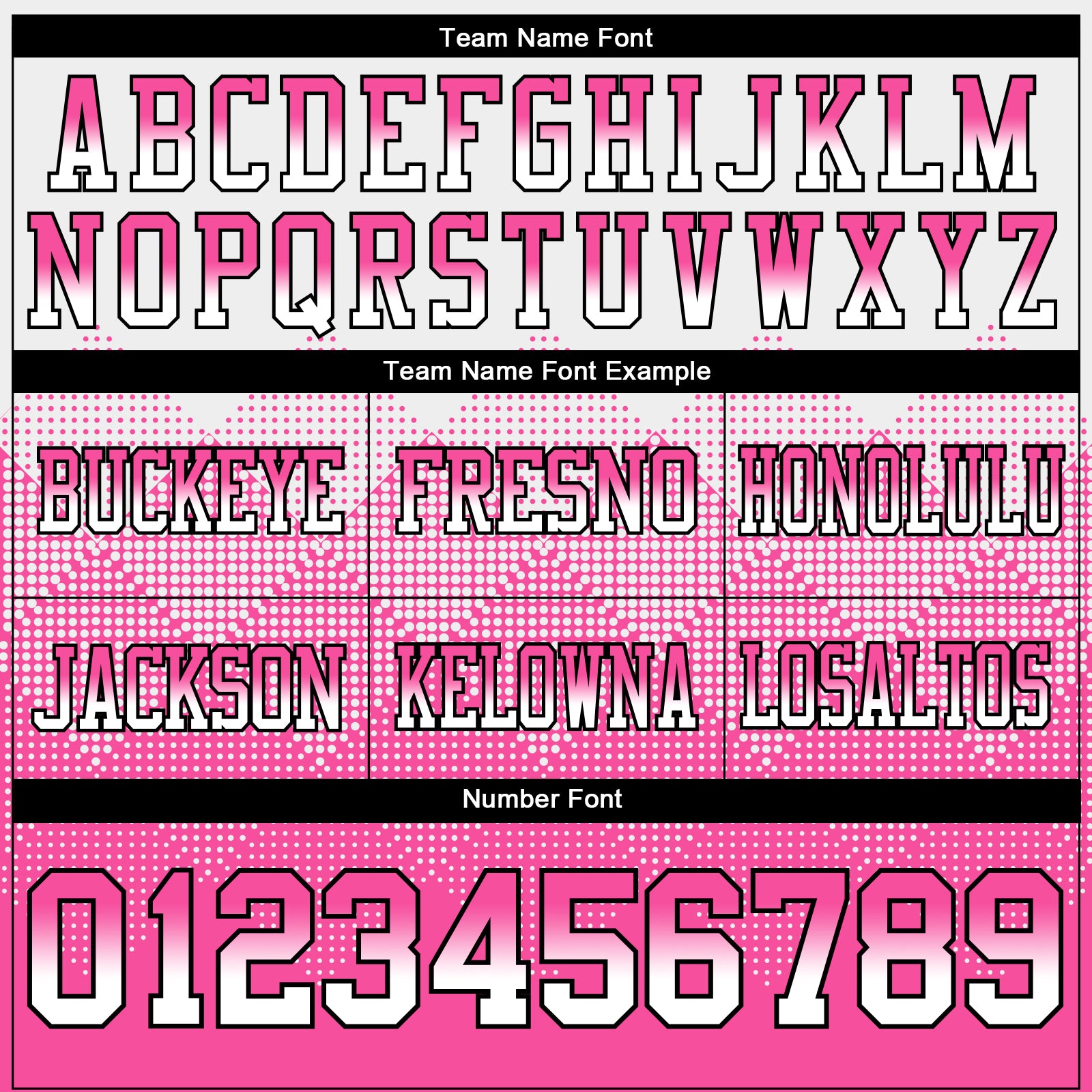 Custom White Hot Pink-Black Authentic Gradient Square Shape Flag Football Jersey - Image 3