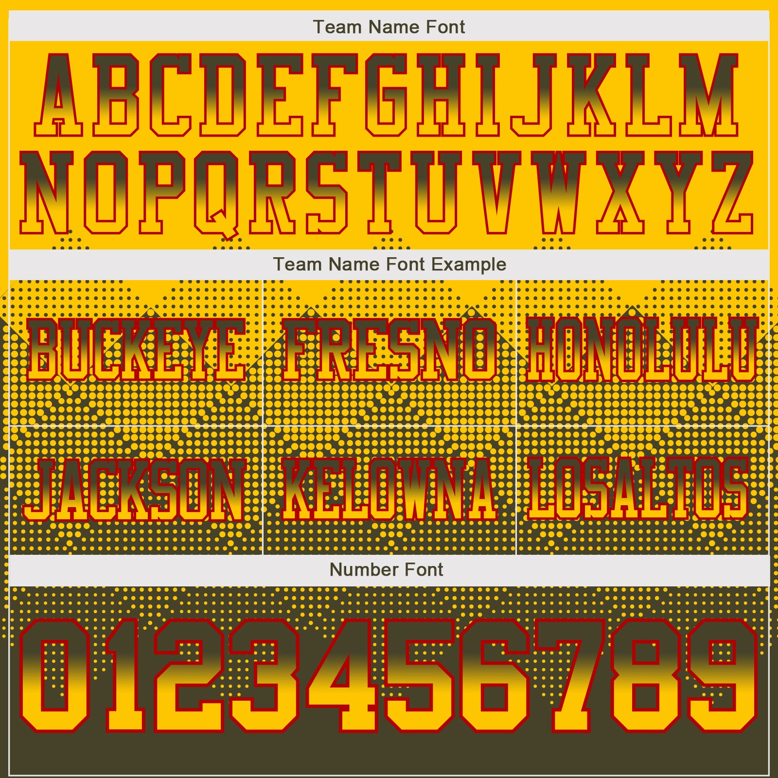 Custom Yellow Olive-Red Authentic Gradient Square Shape Flag Football Jersey - Image 3