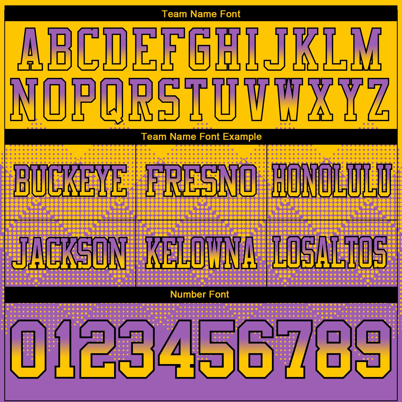 Custom Yellow Medium Purple-Black Authentic Gradient Square Shape Flag Football Jersey - Image 2