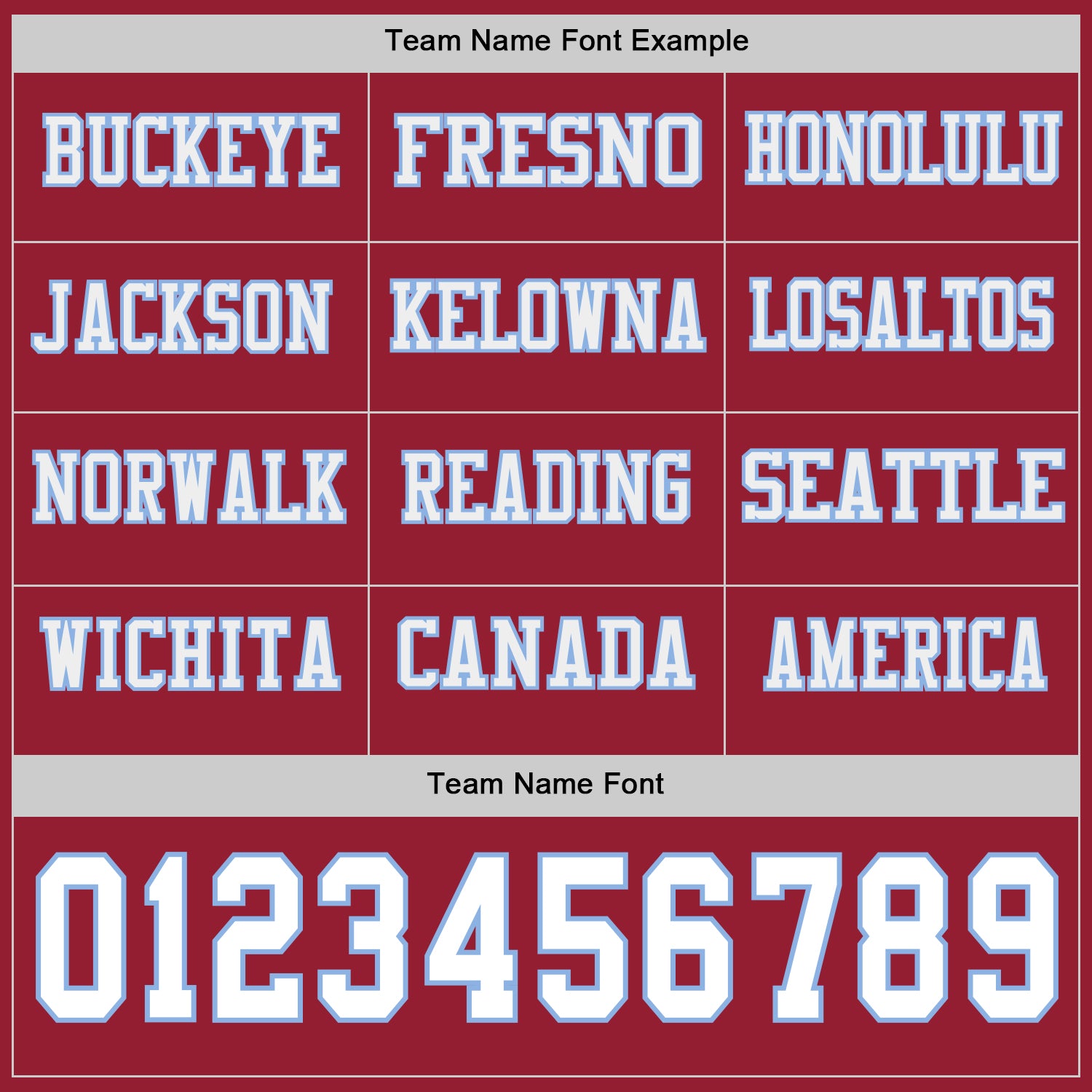 Custom Cardinal White-Light Blue Long Sleeve Authentic Football Jersey - Image 3