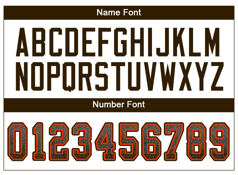 Custom Gray Brown-Orange Drift Fashion Football Jersey - Image 3